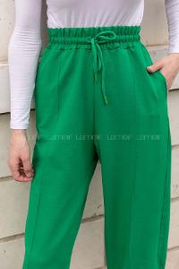 Green Regular Trousers Elastic Waist Regular Cut Bottom Tracksuit