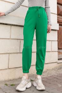 Lamelif Paça Lastikli Eşofman Altı Yeşil