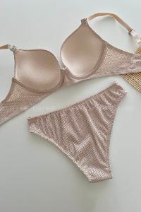 Skin Cotton Fabric Underwire Support Bralet