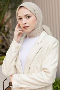 Lamelif Bürümcük Eşarp Bej