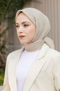 Lamelif Bürümcük Eşarp Bej