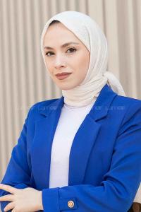 Lamelif Bürümcük Eşarp Ekru