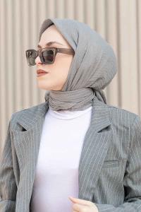 Lamelif Bürümcük Eşarp Gri
