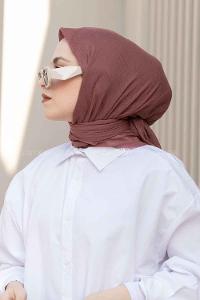 Lamelif Bürümcük Eşarp Gül Kurusu