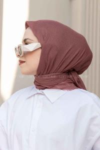 Lamelif Bürümcük Eşarp Gül Kurusu