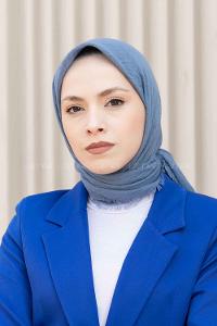 Lamelif Bürümcük Eşarp Kot Mavisi