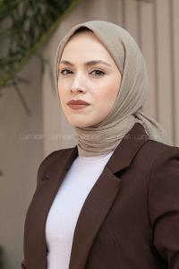 Lamelif Bürümcük Eşarp Koyu Bej