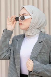 Lamelif Bürümcük Eşarp Taş