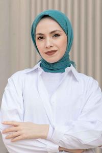 Lamelif Bürümcük Eşarp Turkuaz