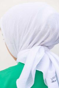 Lamelif Krimkıl Eşarp Beyaz