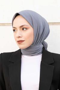 Lamelif Krimkıl Eşarp Füme