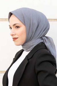 Lamelif Krimkıl Eşarp Füme