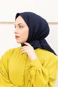 Lamelif Krimkıl Eşarp Lacivert