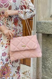 Powder Buckle Skin Hand Bag Bag