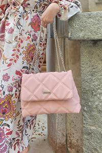 Powder Buckle Skin Hand Bag Bag