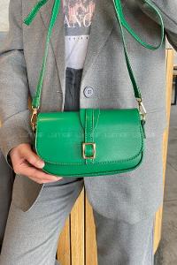 Lamelif Tokalı Çapraz Askılı Kadın Çanta Yeşil