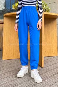 Lamelif Düz Jogger Eşofman Mavi
