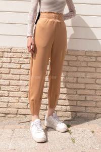 Brown With Milk Cotton High Waist Comfortable Pants