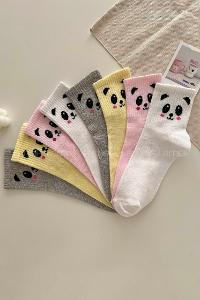 Lamelif  4lü Panda Çorap