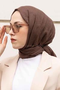 Lamelif Bambu Şal Kahve Çekirdeği