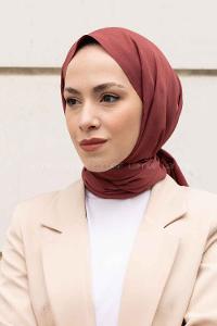 Lamelif Viva Magenta İnce Keten Şal