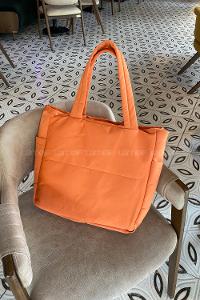 Lamelif 3 Bölmeli Fermuarlı Kol Ve Omuz Kadın Çanta Turuncu