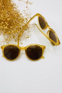 Lamelif Ayris -Bal Çerçeve Kahve Cam- Güneş Gözlüğü