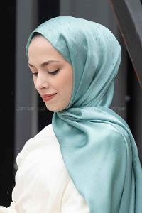 Lamelif Janjan Şal Mint Yeşili