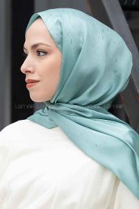 Lamelif Janjan Şal Mint Yeşili