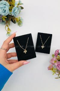 Gold Gold Silver Mixed Necklace