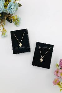 Gold Gold Silver Mixed Necklace