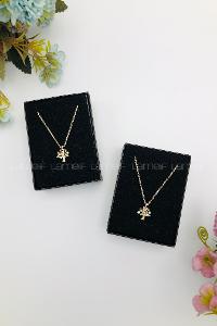 Gold Gold Silver Mixed Necklace