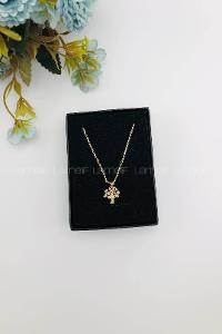 Gold Gold Silver Mixed Necklace