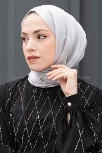 Lamelif Janjan Şal Gümüş