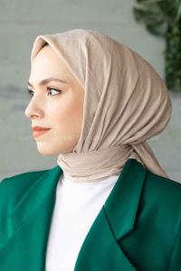 Modalamelif Bambu Eşarp Ekru