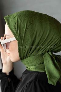 Lamelif Bambu Eşarp Orman Yeşili