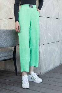 Lamelif  Armalı Çımalı Pantolon Su Yeşili