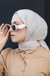 Lamelif Bambu Şal Açık Taş