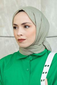 Lamelif Bambu Şal Açık Yeşil