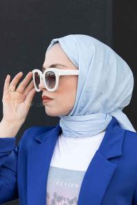 Lamelif Bambu Şal Bebe Mavisi