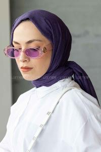 Lamelif Bambu Şal Morcivert