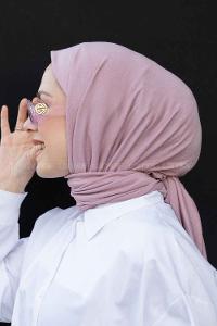Lamelif Soft Pudra Penye Şal