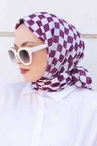 Plato Cotton Fabric Flowering Shawl