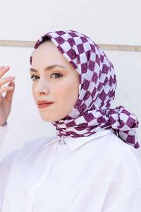 Plato Cotton Fabric Flowering Shawl