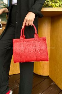 Lamelif Kolon Askılı Tote Bag Kadın El Ve Omuz Çantası Kırmızı