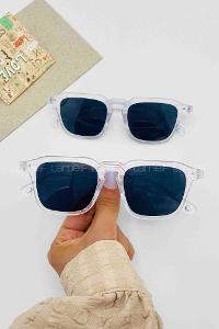 Lamelif Naiva Şeffaf-Siyah Güneş Gözlüğü