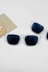 Lamelif Naiva Şeffaf-Siyah Güneş Gözlüğü