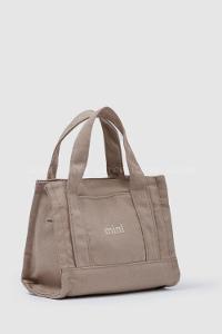 Lamelif Kanvas Mini Kadın Çanta Vizonrengi