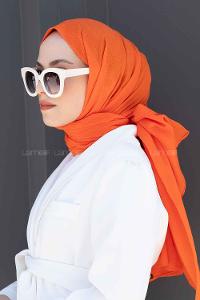 Lamelif Mio Caz Şal Turuncu