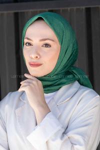 Lamelif Bambu Eşarp Yeşil